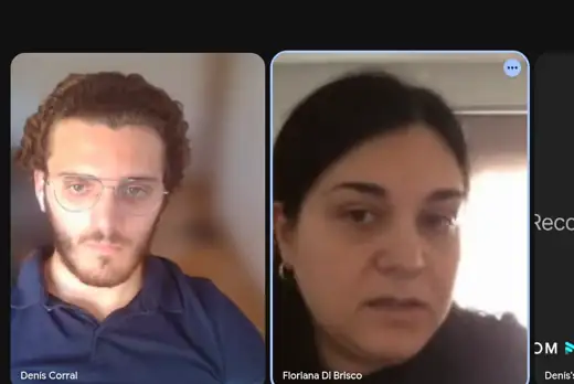 Videollamada con Floriana
