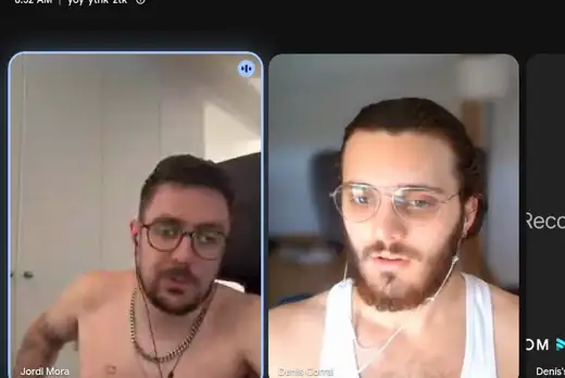 Videollamada con Jordi